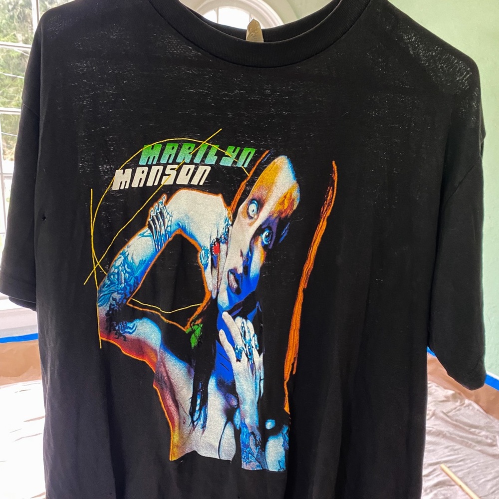 Original Winterland Marilyn Manson band tee. Released 1998